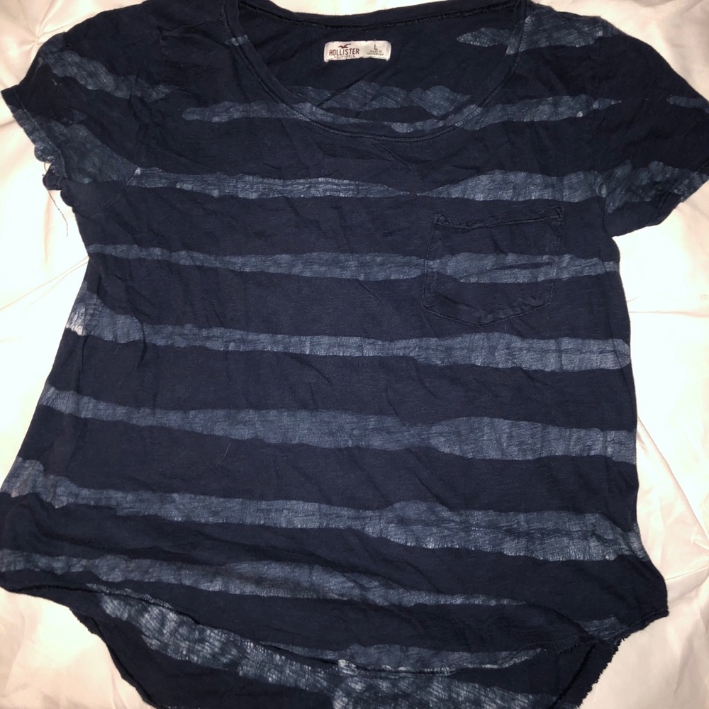 Hollister blue striped T-shirt